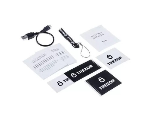 Аппаратный криптокошелек Trezor One Black - холодный кошелек для криптовалют