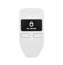 Аппаратный криптокошелек Trezor One White - холодный кошелек для криптовалют