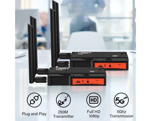 Беспроводной HDMI удлинитель VNNBBS WL009 (до 250 метров)