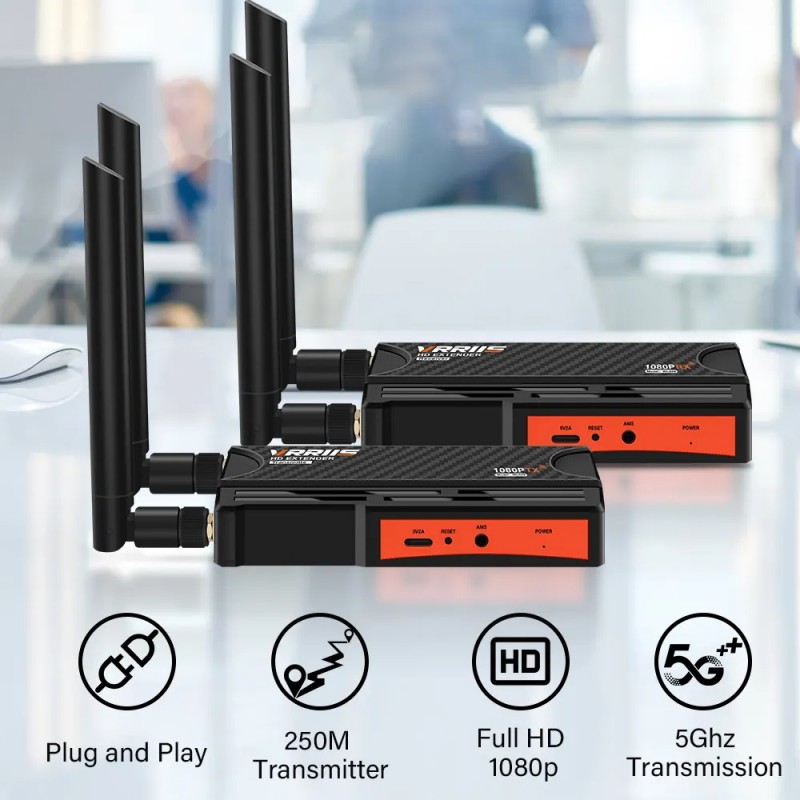 Беспроводной HDMI удлинитель VNNBBS WL009 (до 250 метров) купить в ...