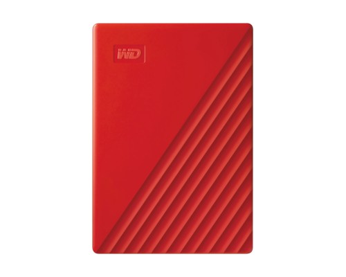 Внешний жесткий диск HDD Western Digital My Passport 2,5" 2TB USB 3.2 Gen.1 WDBYVG0020BRD-WESN (Красный)