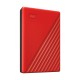 Внешний жесткий диск HDD Western Digital My Passport 2,5" 2TB USB 3.2 Gen.1 WDBYVG0020BRD-WESN (Красный)