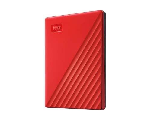 Внешний жесткий диск HDD Western Digital My Passport 2,5" 2TB USB 3.2 Gen.1 WDBYVG0020BRD-WESN (Красный)