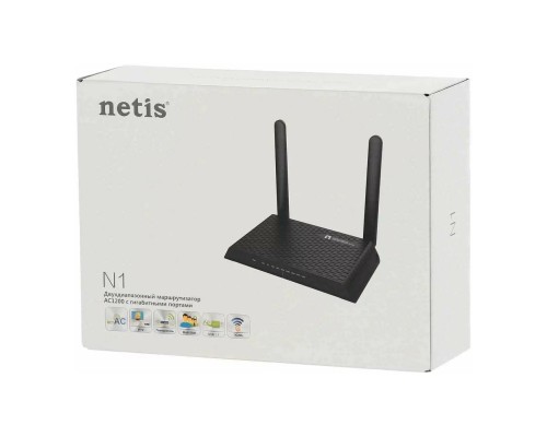 Беспроводной двухдиапазонный маршрутизатор Netis N1 гигабитные порты и поддержка 3G/4G/LTE USB модемов