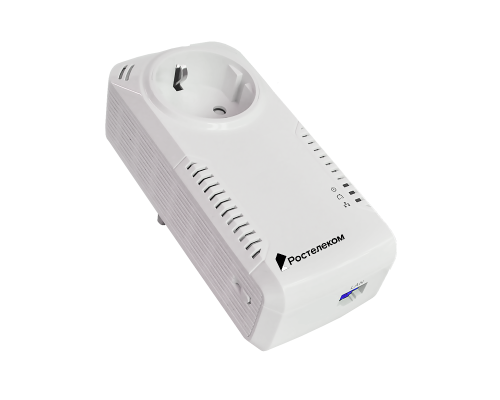 PLC-адаптеры Ростелеком Qtech QPLA-1000P rev.1 гигабитный (комплект 2шт.)