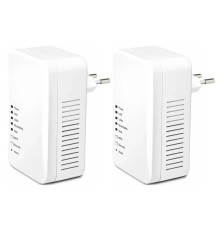 PLC адаптер Ростелеком Smart Access SA-P500W (PLC+Wi-Fi), комплект 2 шт.
