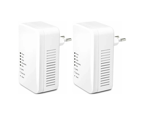 PLC адаптер Ростелеком Smart Access SA-P500W (PLC+Wi-Fi), комплект 2 шт.