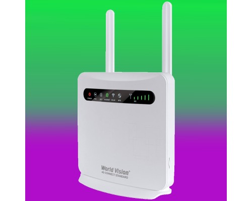Wi-Fi 4G LTE маршрутизатор (роутер) World Vision 4G Connect Standard (с аккумулятором) + SIM карта (тариф 100 - 180Гб)