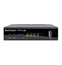 World Vision T624D4 DVB-T/T2/C Цифровой эфирный / кабельный приемник, приставка, ресивер