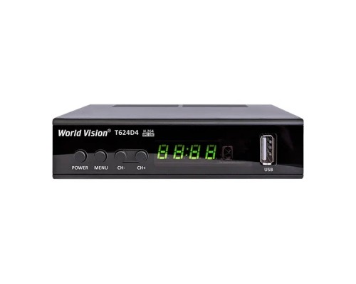 World Vision T624D4 DVB-T/T2/C Цифровой эфирный / кабельный приемник, приставка, ресивер