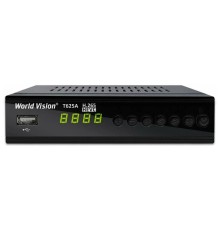World Vision T625A DVB-T/T2/C Цифровой эфирный / кабельный приемник с обучаемым пультом ДУ