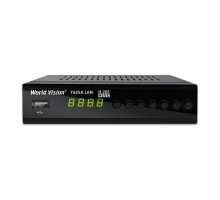 World Vision T625A LAN DVB-T/T2/C Цифровой эфирный / кабельный приемник с обучаемым пультом ДУ