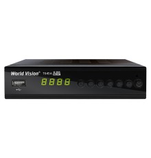 World Vision T645A Fm DVB-T/T2/C Цифровой эфирный / кабельный приемник с обучаемым пультом ДУ и FM радиоприемником