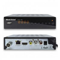 World Vision T62A LAN LE DVB-T/T2/C Цифровой эфирный / кабельный приемник с обучаемым пультом ДУ