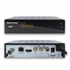World Vision T62A LAN LE DVB-T/T2/C Цифровой эфирный / кабельный приемник с обучаемым пультом ДУ