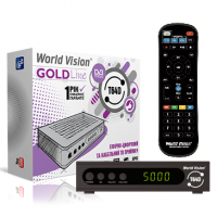 World Vision T64D DVB-T/T2/C Цифровой эфирный / кабельный приемник с обучаемым пультом ДУ