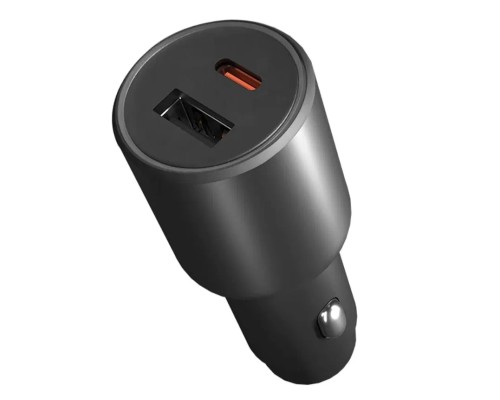Автомобильная зарядка Xiaomi Car Charge 1A1C 43W (BHR7989CN), черный  