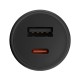 Автомобильная зарядка Xiaomi Car Charge 1A1C 43W (BHR7989CN), черный  