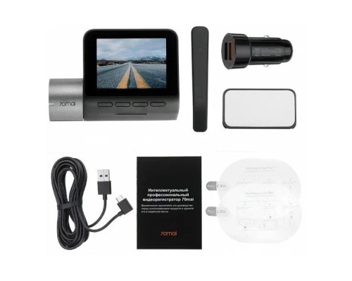 Видеорегистратор 70mai Dash Cam Pro Plus+ A500S, ГЛОНАСС, черный