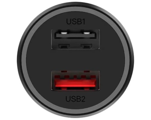 Автомобильная зарядка Xiaomi Mi 37W Dual-Port Car Charger (GDS4147GL/CC06ZM), черный