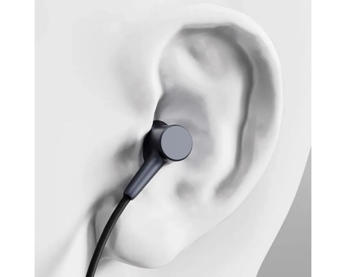 Наушники проводные Xiaomi Mi In-Ear Basic Wired BHR7670CN, черные (DDQ02WM)