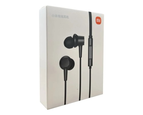 Наушники проводные Xiaomi Mi In-Ear Basic Wired BHR7670CN, черные (DDQ02WM)