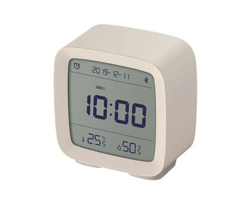 Часы с термометром Qingping Bluetooth Smart Alarm Clock, белый