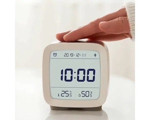 Часы с термометром Qingping Bluetooth Smart Alarm Clock, белый