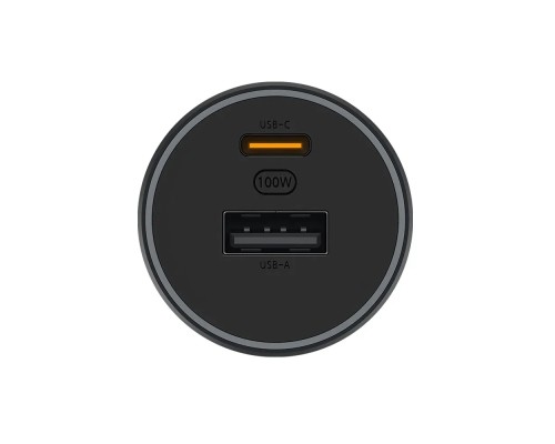 Автомобильная зарядка Xiaomi Car Charge 1A1C 100W, (CC07ZM/BHR4460CN) черный