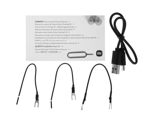 Умный дверной звонок Xiaomi Smart Doorbell 3S (MJML07-FJ), черный, EU