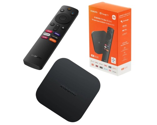 ТВ-приставка Xiaomi Mi Box S 2 Gen 4K Ru, черный (MDZ-28-AA)