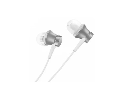 Наушники Xiaomi Mi In-Ear Headphones Basic, серебристый