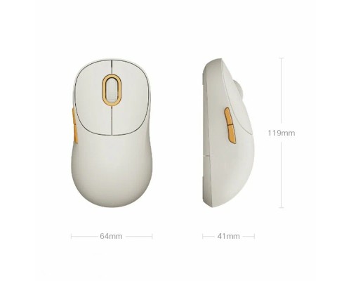 Беспроводная мышь Xiaomi Mi Mouse 3 Beige (XMWXSB03YM) 