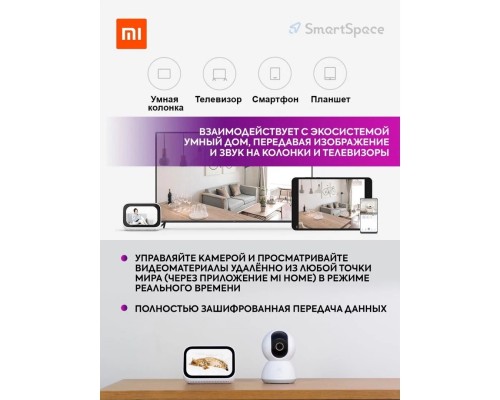 Видеокамера безопасности Xiaomi Smart Camera C300 (XMC01), Global, 2K
