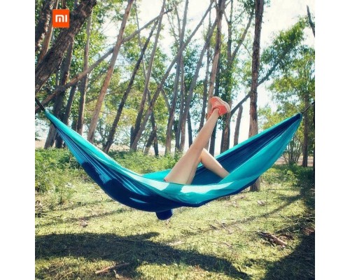 ZaoFeng Parachute Cloth HW070102 гамак для дачи, дома, отдыха, туризма подвесной, компактный, открытый портативный (синий)