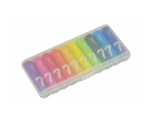 Батарейки ZMI ZI7 AAA rainbow alkaline battery 10шт, в чехле