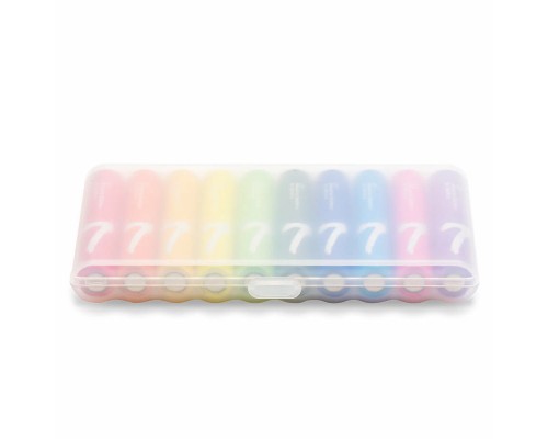Батарейки ZMI ZI7 AAA rainbow alkaline battery 10шт, в чехле