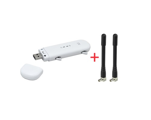 4G LTE модем ZTE MF79U с WiFi с двумя антеннами 2Дб (Белый)