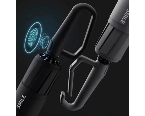 Зонт Xiaomi ZUODU Automatic Umbrella Loop Gen2(ZD 211), автомат, купол 105 см., 10 спиц, обратное сложение, черный