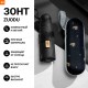 Мини-зонт Xiaomi ZUODU Capsule, механика, чехол в комплекте, черный