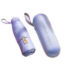 Мини-зонт Xiaomi ZUODU Capsule, механика, чехол в комплекте, фиолетовый