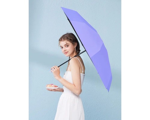 Мини-зонт Xiaomi ZUODU Capsule, механика, чехол в комплекте, фиолетовый