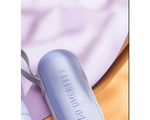 Мини-зонт Xiaomi ZUODU Capsule, механика, чехол в комплекте, фиолетовый