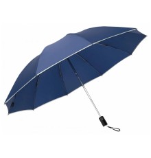 Зонт Xiaomi ZUODU LED, автомат, 2 сложения, купол 105 см., 10 спиц, обратное сложение, чехол в комплекте, синий