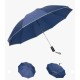 Зонт Xiaomi ZUODU LED, автомат, 2 сложения, купол 105 см., 10 спиц, обратное сложение, чехол в комплекте, синий