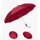 Зонт Xiaomi ZUODU LED, автомат, 2 сложения, купол 105 см., 10 спиц, обратное сложение, чехол в комплекте, красный