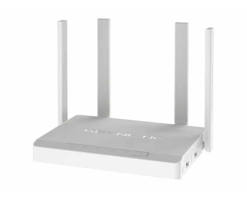 Беспроводной маршрутизатор Keenetic Giga (KN-1011) Mesh Wi-Fi-система 802.11aс 1775Mbps 5 ГГц 2.4 ГГц 4xLAN USB серый