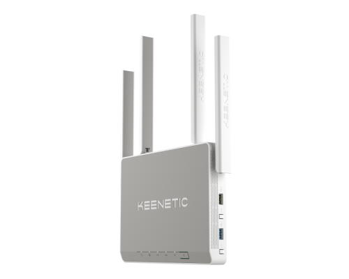 Беспроводной маршрутизатор Keenetic Giga (KN-1011) Mesh Wi-Fi-система 802.11aс 1775Mbps 5 ГГц 2.4 ГГц 4xLAN USB серый